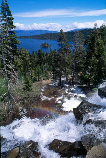 Cascade Rainbow, Emerald Bay,